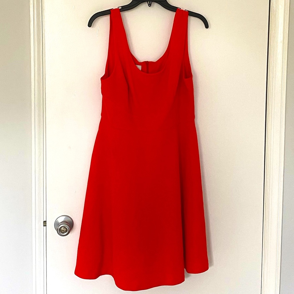 Coral Empire Waist Dress